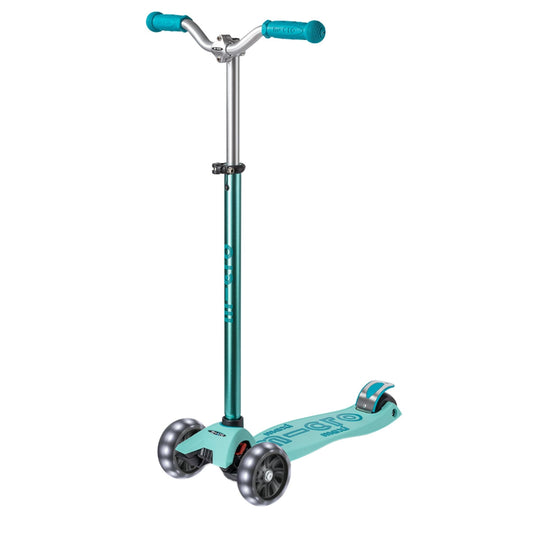 Micro Maxi Deluxe Pro LED 3 Tekerli Işıklı Çocuk Scooter Vibrant Blue