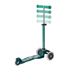 Micro Mini Deluxe 3 Tekerlekli ECO LED Scooter Green