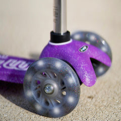 Micro Mini Deluxe 3 Tekerlekli Scooter Fairy Glitter Led Mor