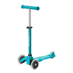 Micro Mini Deluxe 3 Tekerlekli Scooter LED Aqua