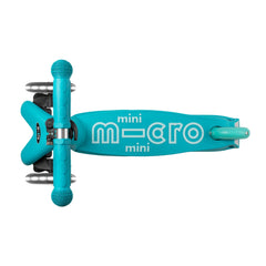 Micro Mini Deluxe 3 Tekerlekli Scooter LED Aqua
