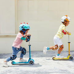 Micro Mini Deluxe 3 Tekerlekli Scooter LED Aqua