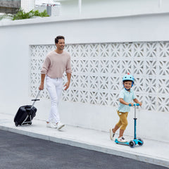 Micro Mini Deluxe 3 Tekerlekli Scooter LED Aqua