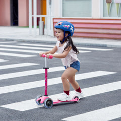 Micro Mini Deluxe 3 Tekerlekli Scooter LED Pink