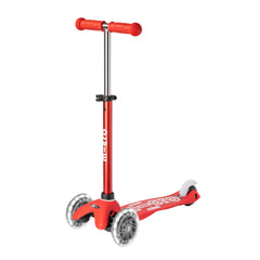 Micro Mini Deluxe 3 Tekerlekli Scooter LED Red