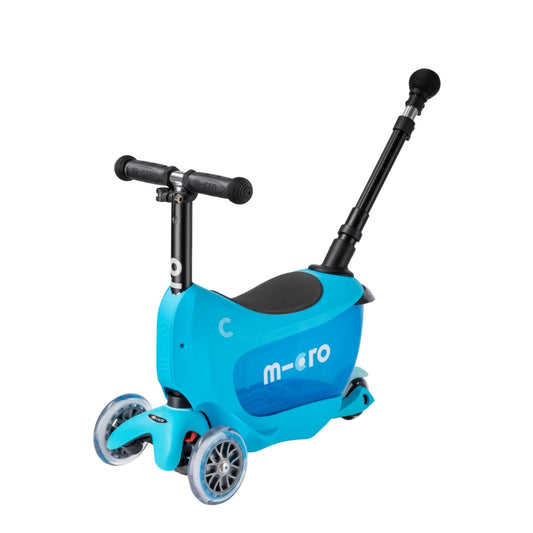 Micro Mini2go Deluxe Plus 3 Tekerlekli Scooter Blue