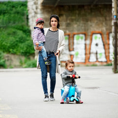 Micro Mini2go Deluxe Plus 3 Tekerlekli Scooter Blue