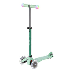 Micro Mini2Grow Deluxe Magic 3 Tekerlekli Scooter LED Mint