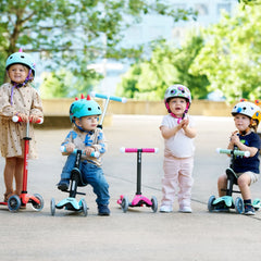 Micro Mini2Grow Deluxe Magic 3 Tekerlekli Scooter LED Mint