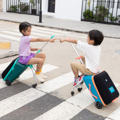 Micro Ride On Luggage Eazy Forest Green