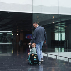 Micro Ride On Luggage Eazy Forest Green