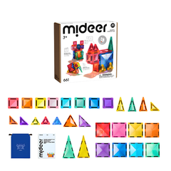 Mideer Mini Magnetic Tiles 66 Parça