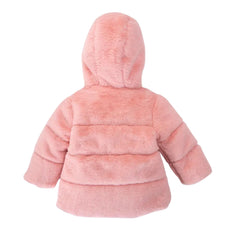 Midimod Kız Peluş Mont Pembe