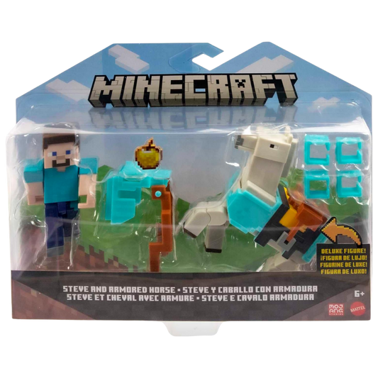 Minecraft İkili Paket Steve ve Armored Horse HDV39