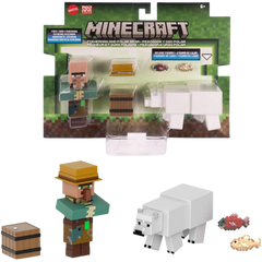 Minecraft İkili Paket Fisherman ve Polar Bear JCN49