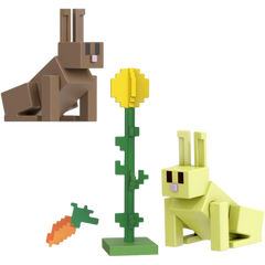 Minecraft Aksesuarlı Figürler Rabbits HTN12