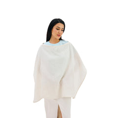 Miniboni Müslin Emzirme Örtüsü White Grey