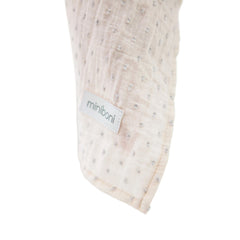 Miniboni Müslin Emzirme Örtüsü White Grey