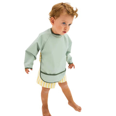 Miniboni Oyun Ve Mama Önlüğü Uzun Kollu Mint