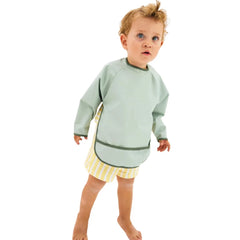 Miniboni Oyun Ve Mama Önlüğü Uzun Kollu Mint