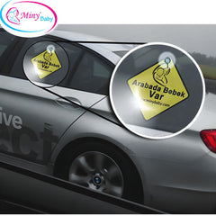 Miny Baby Arabada Bebek Var İkazı