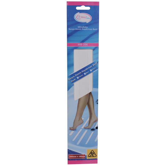 Miny Baby Banyo Zemin Kaydırmaz Bant Beyaz