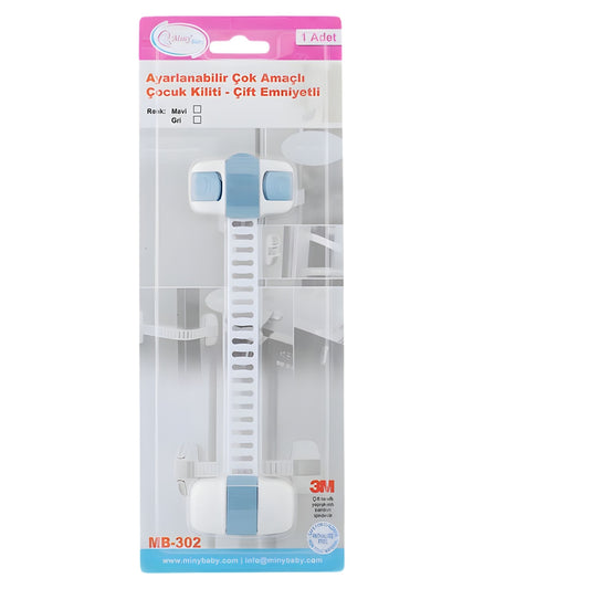Miny Baby Buzdolabı Dolap Çok Amaçlı Kilit Mavi