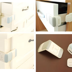 Miny Baby Çekmece Kilidi Çift Emniyetli Gri