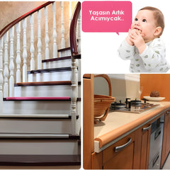 Miny Baby Kauçuk Jumbo Kenar Koruyucu Gri