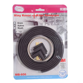 Miny Baby Kenar Köşe Koruyucu 2m Kenar + 4 Adet Köşe Kahve