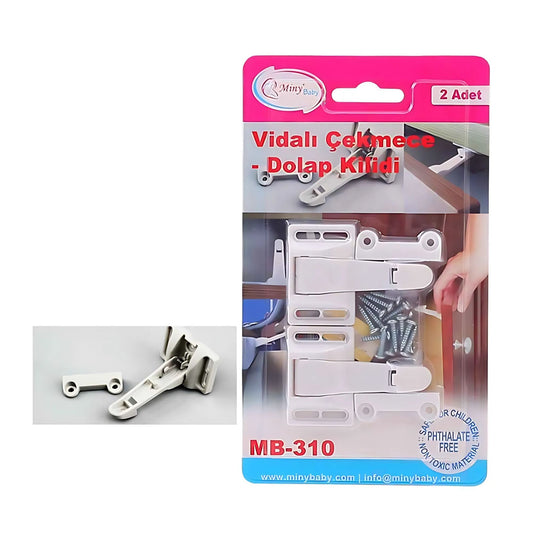 Miny Baby Vidalı Çekmece Dolap Kilidi