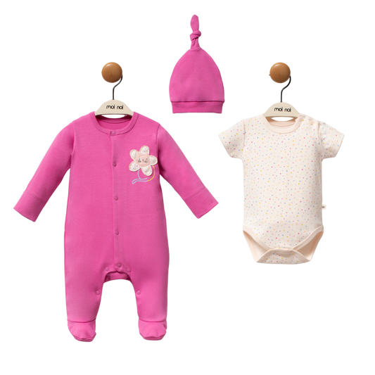 Moi Noi 3'lü Tulum Body Şapka Cat