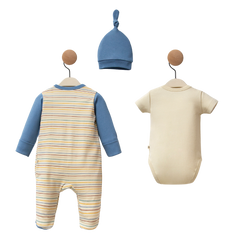 Moi Noi 3'lü Tulum Body Şapka Takım Dog