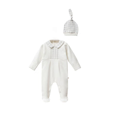 Moi Noi Ekose Şapkalı Tulum