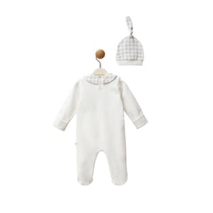 Moi Noi Ekose Şapkalı Tulum