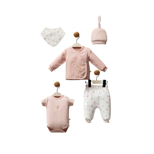 Moi Noi Hastane Çıkışı Müslin 5'li Set