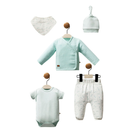 Moi Noi Hastane Çıkışı Müslin 5'li Set