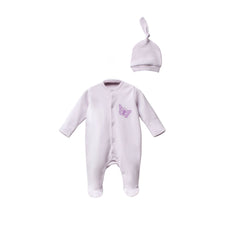 Moi Noi Organik Kelebek Şapkalı Tulum