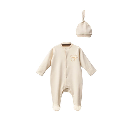 Moi Noi Organik Koala Şapkalı Tulum