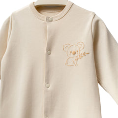 Moi Noi Organik Koala Şapkalı Tulum