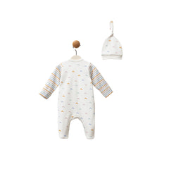 Moi Noi Zigzag Şapkalı Tulum