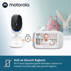 Motorola VM 75 5" LCD Ekran Bebek Kamerası