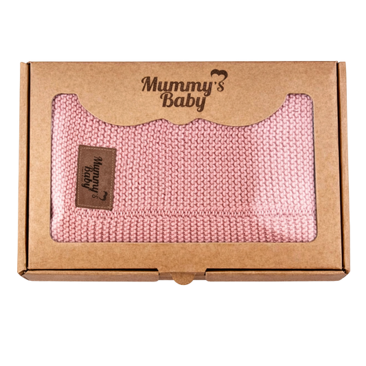 Mummy's Baby Organik Pamuk Battaniye 80*100 Pembe