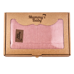Mummy's Baby Organik Pamuk Battaniye 80*100 Pembe