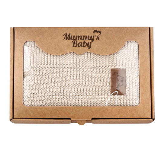 Mummy's Baby Organik Pamuk Battaniye 80*100 Bej