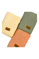 Mummy’s Baby Tencel Örgü Bebek Battaniyesi 80x100 Yeşil