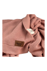 Mummy's Baby Tencel Örgü Bebek Battaniyesi 80*100 Pembe