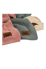 Mummy's Baby Tencel Örgü Bebek Battaniyesi 80*100 Pembe