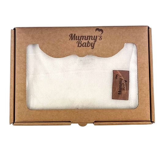 Mummy's Baby Tencel Örgü Bebek Battaniyesi 80*100 Ekru
