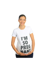Mummy's Baby I'm So Pregnant Desenli Hamile Tshirt